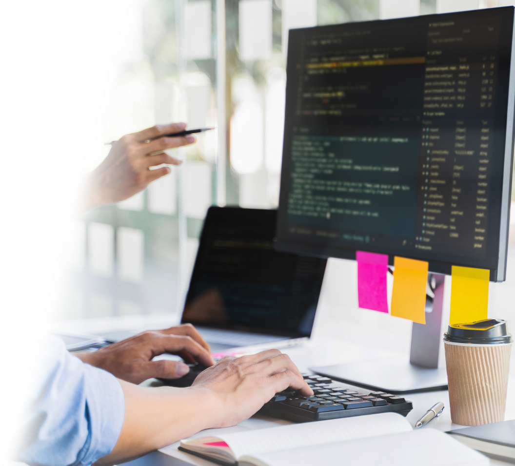 Software development background image